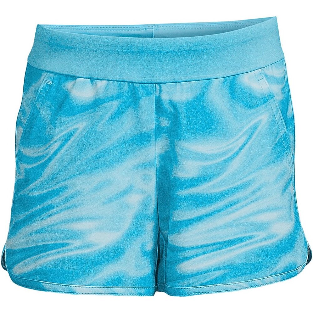 Lands' End Girl's Slim Comfort Waist Swim Shorts